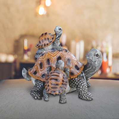 7"H Turtle Family Figurine Unique Gifts