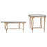 Fleur-De-Lis 2 - Piece Glass Top Living Room Table Set