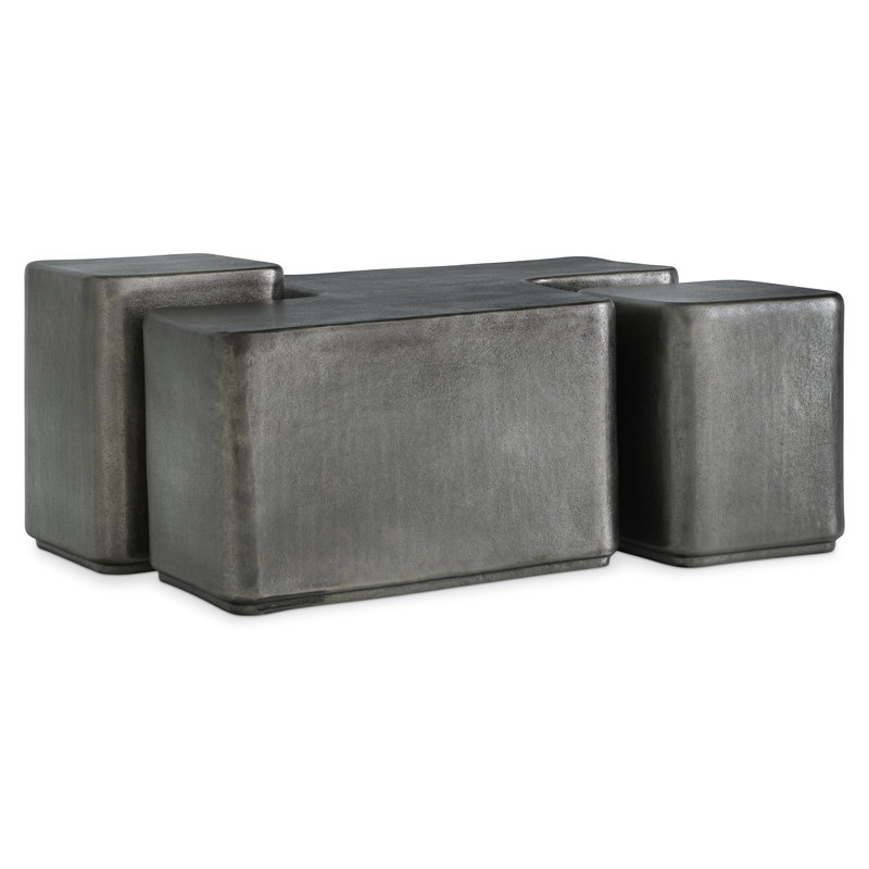 Bernhardt Juri Square Accent Table, 14.75" H x 11.81" W x 11.81" D