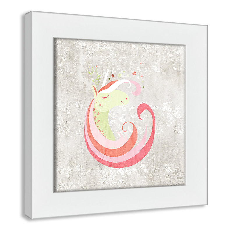 Décoration murale 1 enfant dreaming, H 8 po x l 8 po x P 0,63 po, Cadre blanc