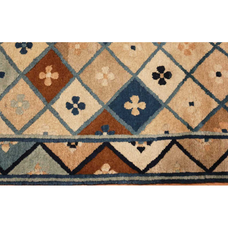 Tapis chinois antique à couleur douce et douce
