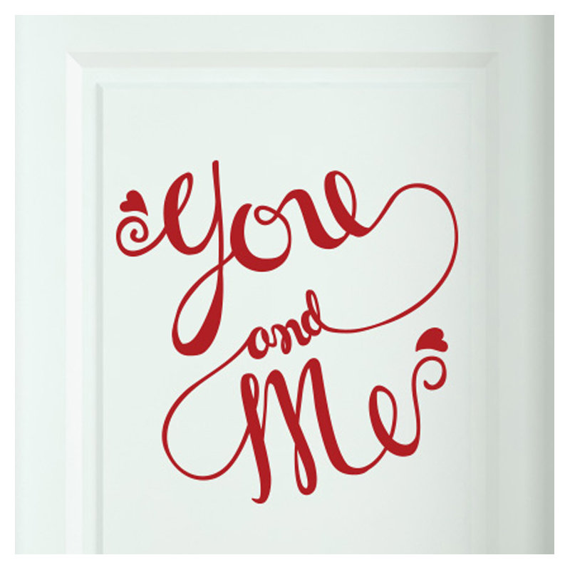Wall Decal, Dark Red