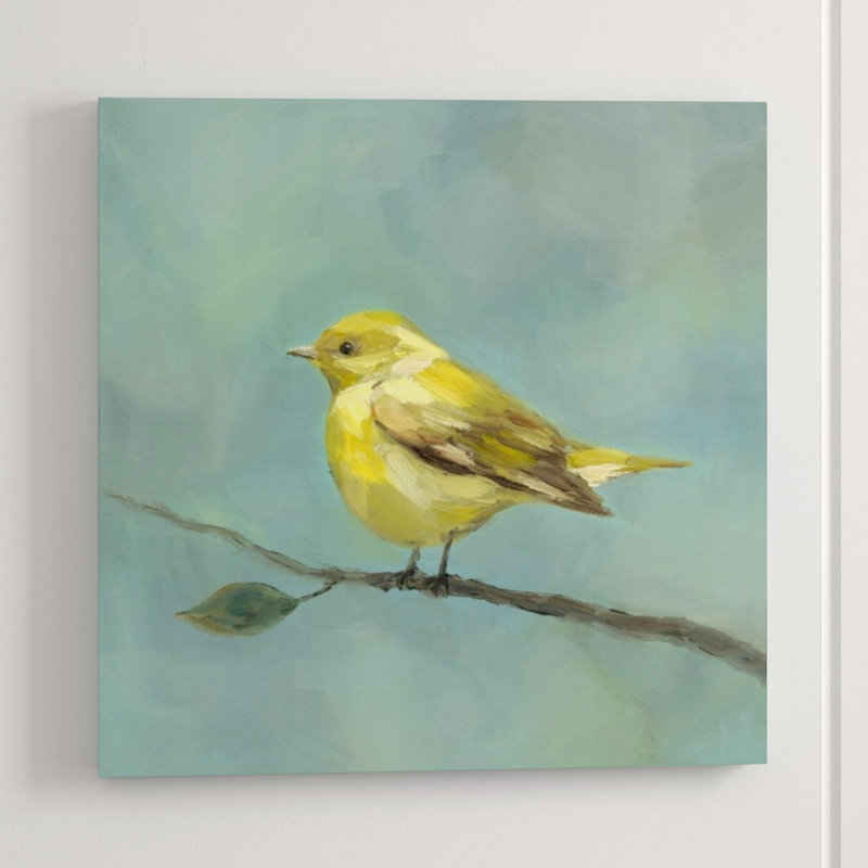 Baby Bird II Painting by Beverly Fuller, Brush Gel, 36" H x 36" W