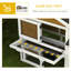 Carreaux de terrasse en plastique emboîtables (paquet de 44), revêtement de sol extérieur imperméable pour toutes les saisons -114295621