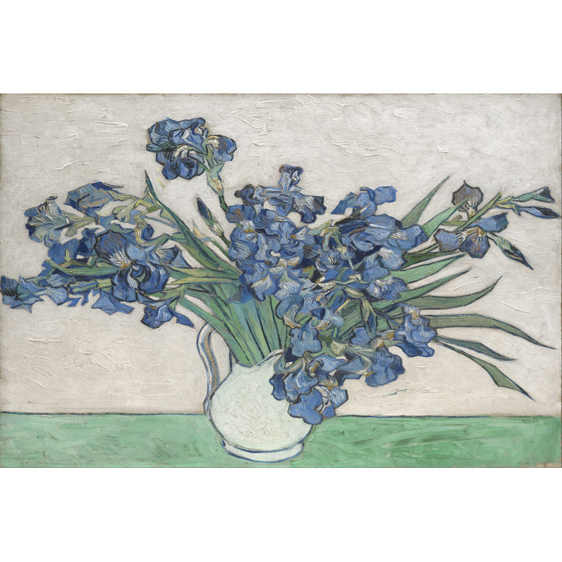 " Irises " Painting Print, 32" H x 48" W  
