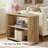 31.5'' Narrow End Table with 2-Tier Shelves-632368196