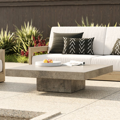Dove Pedestal Coffee Table
