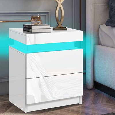 Arens 35cm W Manufactured Wood Bedside Table