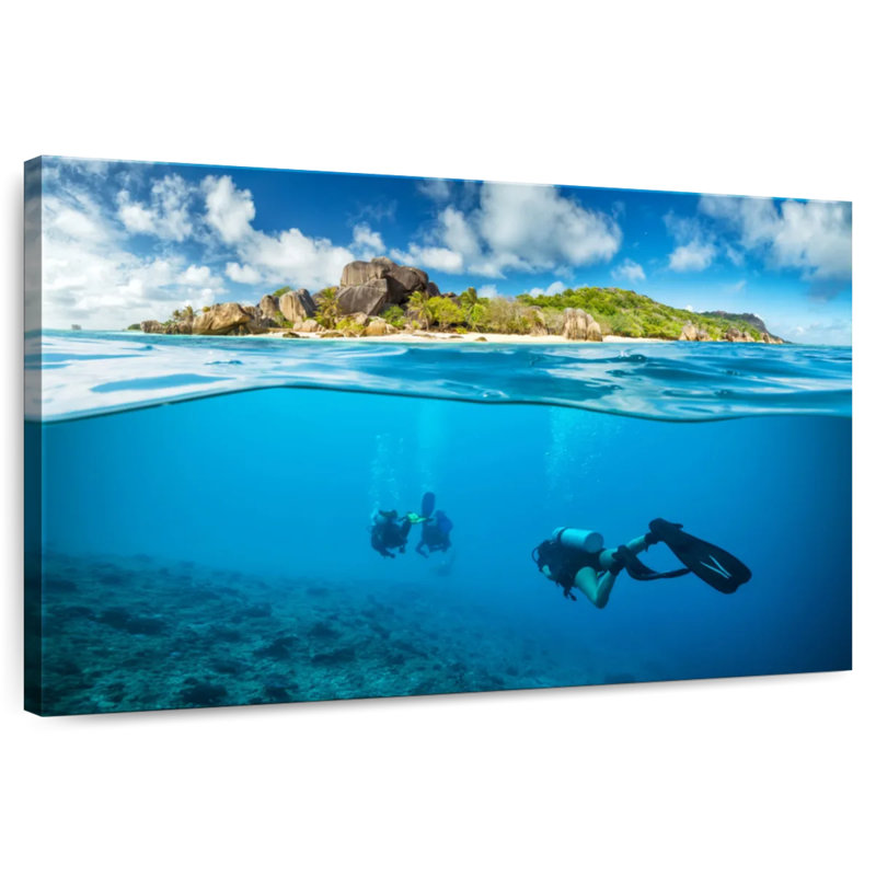 Sireci Diving, 32" H x 48" W