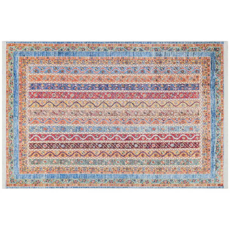 Bungalow Rose Selbin Cotton Paisley Indoor/Outdoor Rug - Wayfair Canada