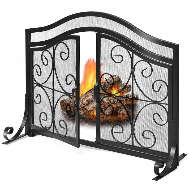 Rozine Metal Fireplace Screen