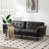 Gray Faux Leather