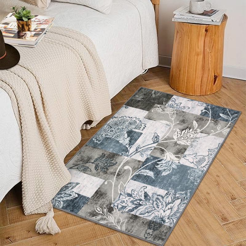 Waldtraut Washable Patchwork Indoor Rug