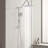 Dual Shower Head System With Adjustable Slide Bar - 10" Rain & Handheld Corrosion Brushed Nickel Wall Mounted Powerful Spray