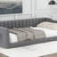 Lit de repos simple simple TG et pochette de rangement latérale, gris-2085346137-2085346135