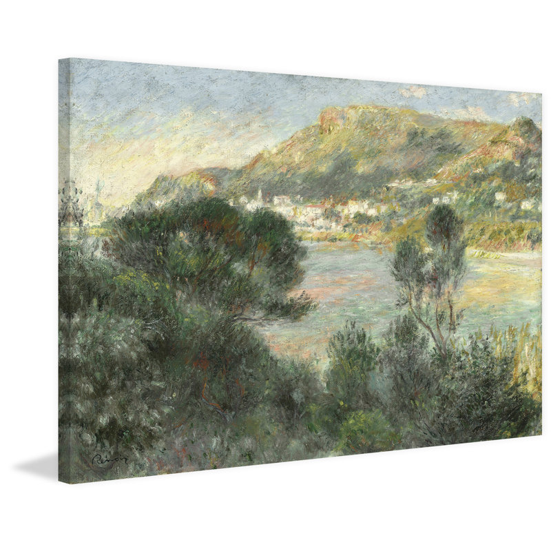 «View of Monte Carlo from Cap Martin», reproduction sur toile tendue, H 8 po x l 12 po