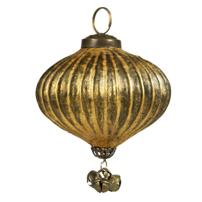 Ornament With Brass Tassels - Gold