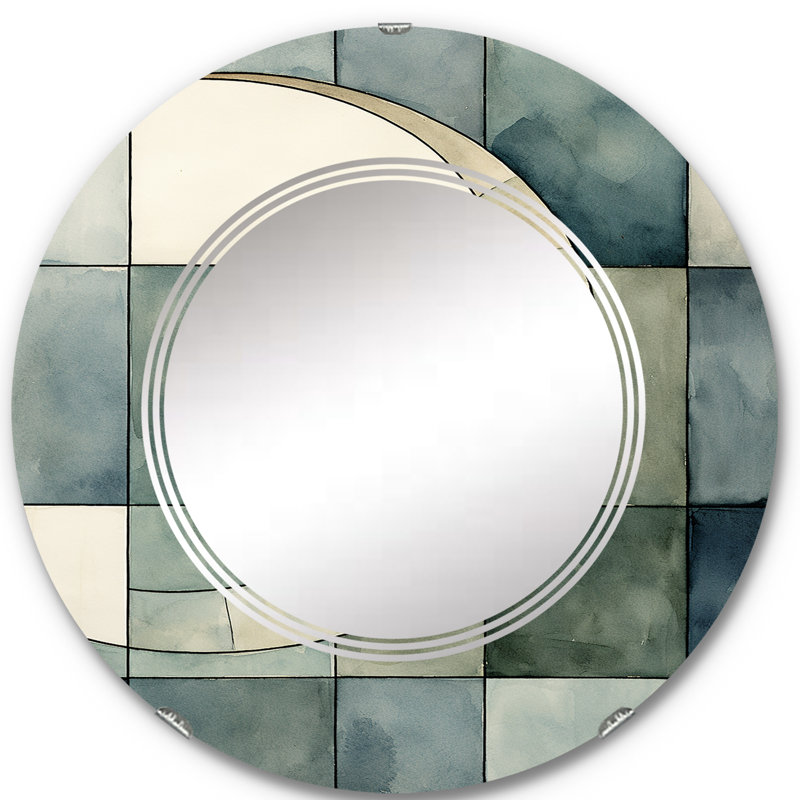 Circle Mirror, 24" x 24"