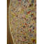Vibrant Vintage Mid Century Modern Ecuadorian Oval Pictorial Olga Fisch Art Rug