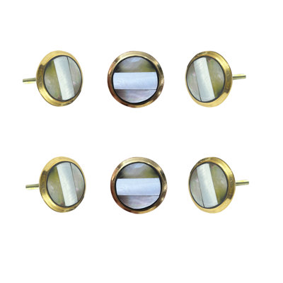 1.5" Diameter Striped Knobs