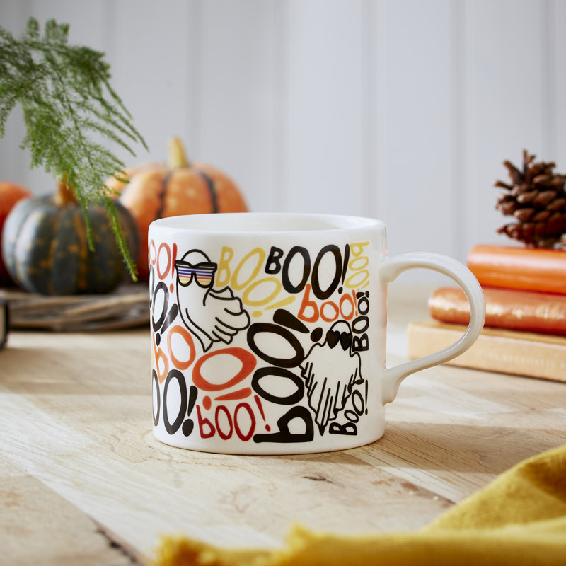 Mug Meirion Short Mugs Halloween Boo Mug Single Mug