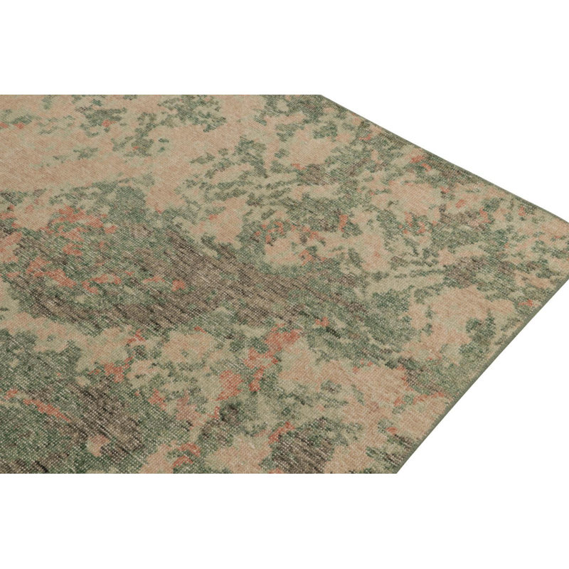 Wool Abstract Area Rug, Rectangle 8'1" x 9'11"