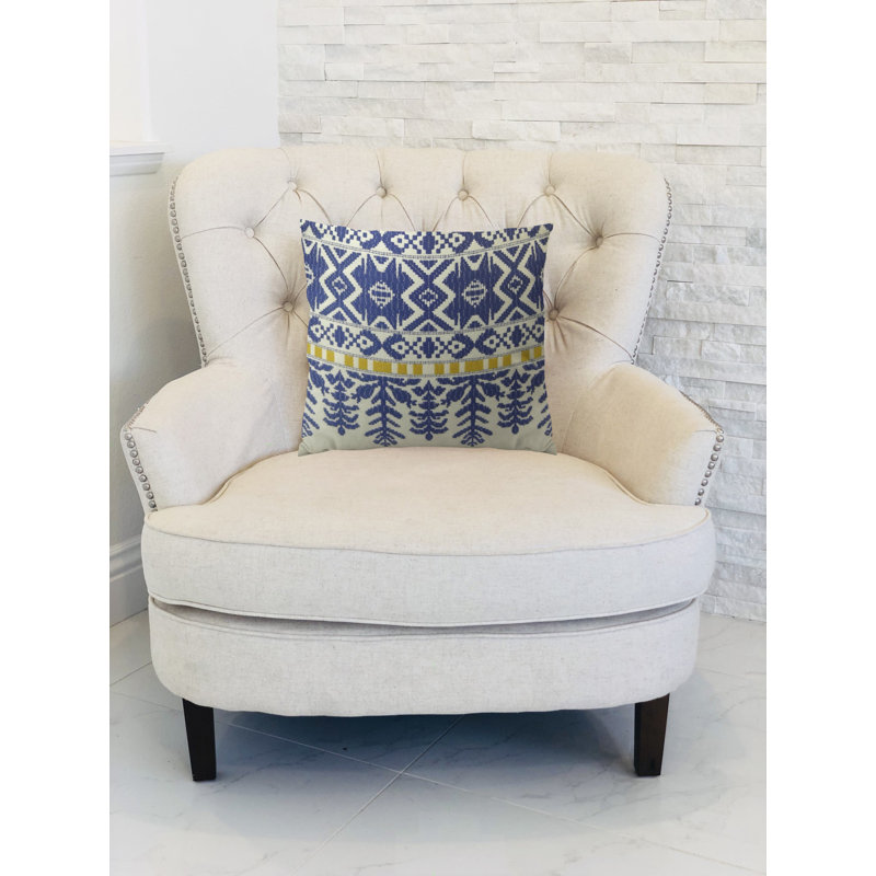 Splendid Aztec Pillow Cover & Insert, 16" H x 16" W, Polyester