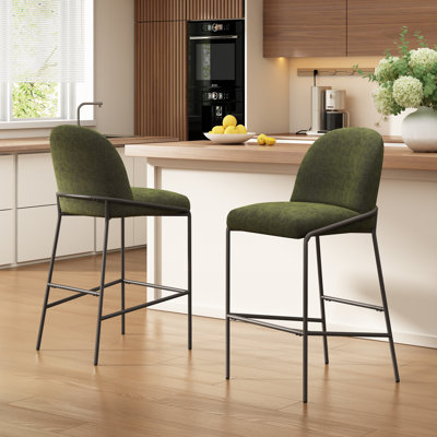 Enduring Style Upholstered Barstool