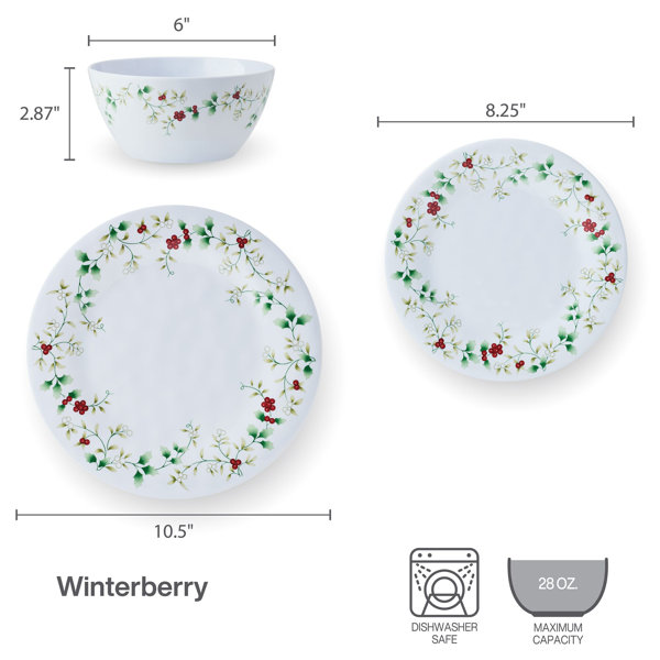 Pfaltzgraff Winterberry Sentiments Tree Mugs (Set of 2) Multi