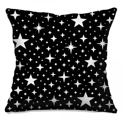 Coussins décoratifs noirs et blancs