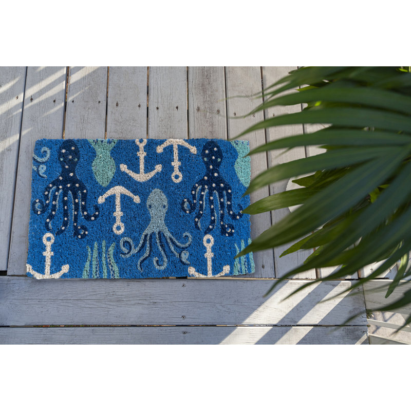 Handmade Doormat - Octopuses, 18"x30"