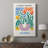 Matisse X Framed Print -Gallery Wrapped Cavas