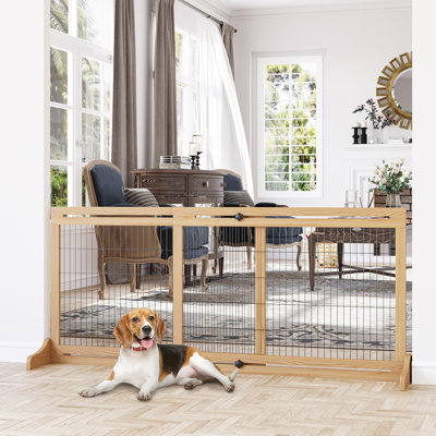 Aicen 72" Extra Wide Freestanding Pet Gate