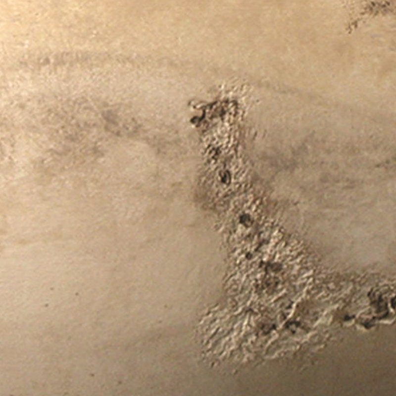 Ceramic Flush Mounted Sconce, Greco Travertine