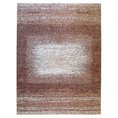Sahara Abstract Area Rug in Red