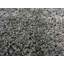 Tapis zone grise unie poils longs