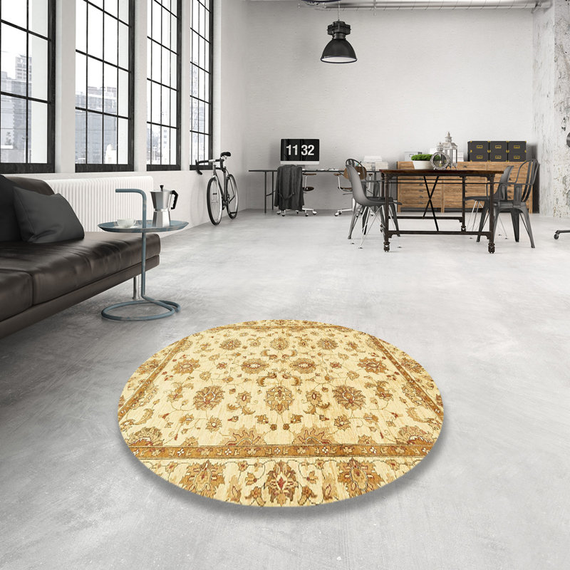 Oriental Indoor Rug, Round 4'