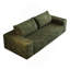 Canapé 71 po 71 po, tissu velours côtelé, sièges profonds, canapé causeuse confortable, sans assemblage, 1 pièce pour salon, chambre à coucher, salle de conférence, appartement