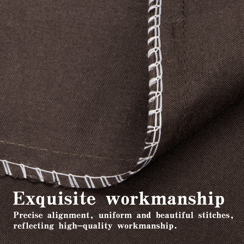 Drap plat seulement, drap de dessus en microfibre brossée 1800 - NTBAY, Drap plat de taille double, Brun foncé