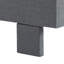 Structure de lit tapissier très grand Gewnee gris foncé avec tête de lit capitonnée en bois pour la chambre-123042481
