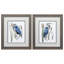 Décoration murale encadrée 22 po x 19 po Blue Heron