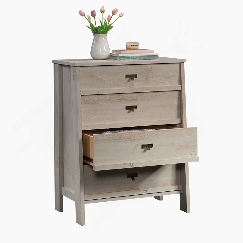 Commode de rangement à 4 tiroirs pour chambre à coucher
