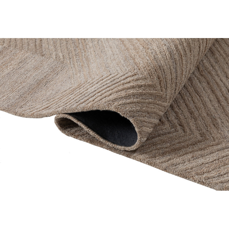 Tapis d'intérieur en polyester touffeté à la main Assente, 2 pi 6 po x 8 pi