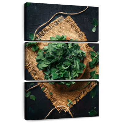 Harnek Bowl Of Oregano Leaves