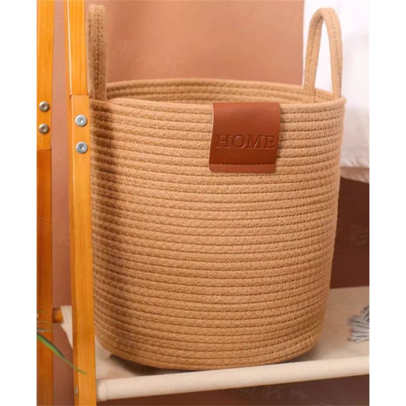Fabric Laundry Hamper with Handles, 11" H x 9.84" W x 9.84" D
