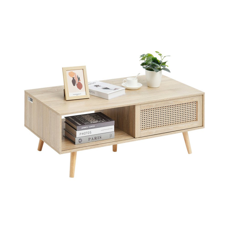 Four Leg Coffee Table with Storage