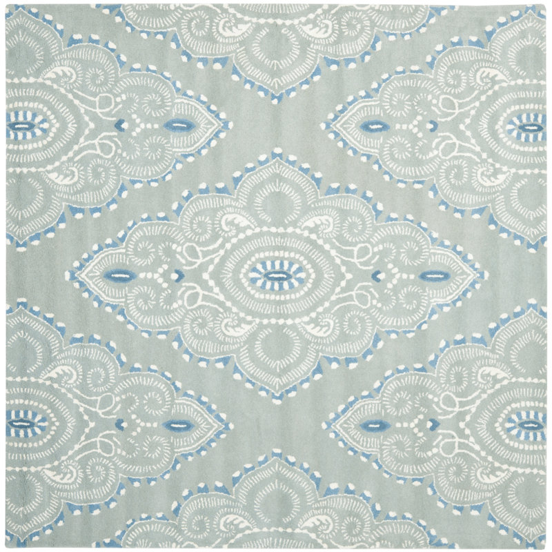 Colesberry Wyndham Hand Tufted Wool Rug, Square 7'