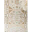 Tapis vintage crème en laine rétro de conception unique 4 pi 8 po x 8 pi 9 po Vintage