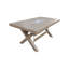 6-Seater Dining Set with Firepit Table
