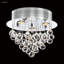 Crystal Rain 3 - Light Flush Mount
